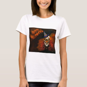 T-shirt Joyeux Halloween Clown Effrayant