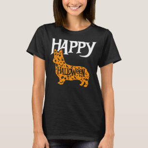 T-shirt Joyeux Halloween Corgi