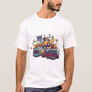 T-shirt Joyeux Halloween des friandises ou un sort
