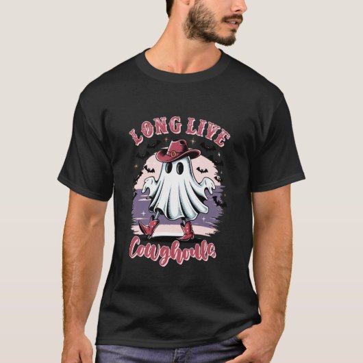 T-shirt Joyeux Halloween des vaches fantomatiques (Devant)