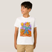 T-shirt Joyeux Halloween garçon  (Devant entier)