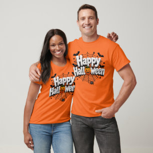 T-shirt Joyeux Halloween Garçons Araignées