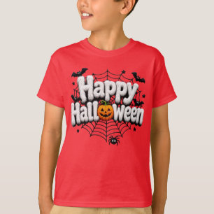 T-shirt Joyeux Halloween Garçons Araignées