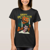 T-shirt Joyeux Halloween Jack-O-Lantern Prêt Pour La Carvi (Devant)