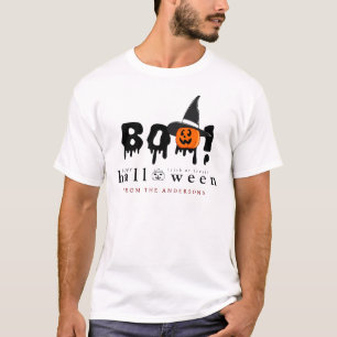 T-shirt Joyeux Halloween Jack-o'lanterne éffrayante
