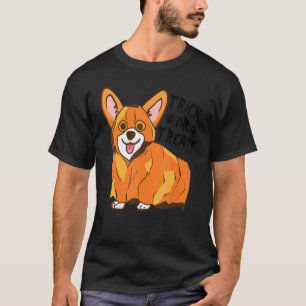 T-shirt Joyeux Halloween Jour Trick or Treat Welsh Corgi C