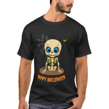 Joyeux Halloween Mignon Skeleton Kawaii