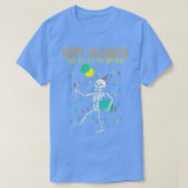 T-shirt Joyeux Halloween Mon Anniversaire Squelette Hallow (Design devant)