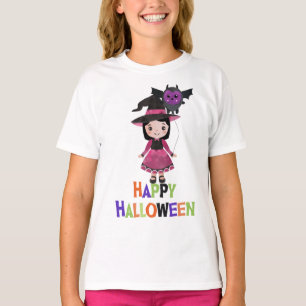 T-shirt Joyeux Halloween Petite Sorcière