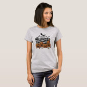 T-shirt Joyeux Halloween Pumpkin Squad (Devant entier)