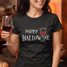 Joyeux Hallowine - Jeu de mots Halloween