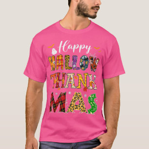 T-shirt Joyeux HallowThanksMas Noël Thanksgivi