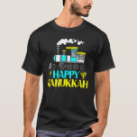 T-shirt Joyeux Hanoukka Cool Menorah Chanukah Jewish Holid<br><div class="desc">Joyeux Hanoukka Cool Menorah Chanukah Jour de Fête Juif Train 2.</div>