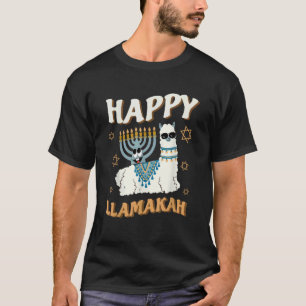 T-shirt Joyeux Hanukkah Lama Cool Llamakah Juif Juive Squ
