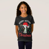 T-Shirt Joyeux Heffin' Christmas Cow Farmer Funny Xmas Hol (Devant entier)