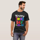T-shirt Joyeux Jeudi 2022 Cute Leopard Arc-en-ciel Février (Devant entier)