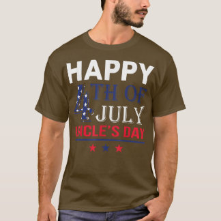 T-shirt Joyeux Jour 4 juillet Unce Pour La Fierté Patrioti
