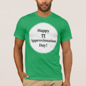 T-shirt Joyeux Jour d'Approximation Pi Juillet 22 Juillet (Devant)