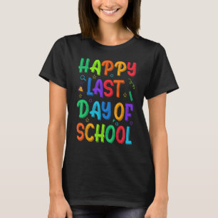 T-shirt Joyeux Jour De Fin D'Année Enseignants Étudiés
