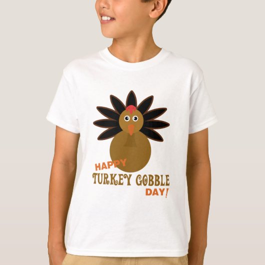 T-shirt Joyeux Jour de la grogne turque Thanksgiving (Devant)
