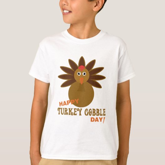 T-shirt Joyeux Jour de la grogne turque Thanksgiving (Devant)