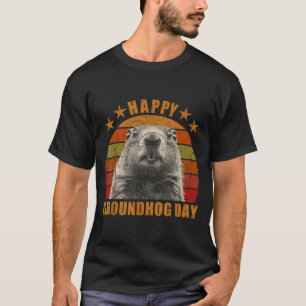 T-shirt Joyeux Jour de la marmotte 2025 Décorations Humori