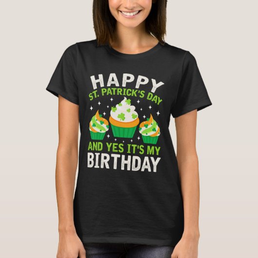 T-shirt Joyeux Jour de la Saint Patrick Anniversaire Saint (Devant)