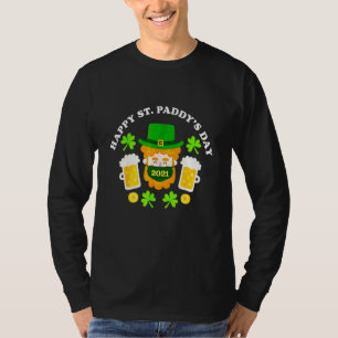 T-shirt Joyeux Jour de la Saint Patrick St Paddy's Mask Le