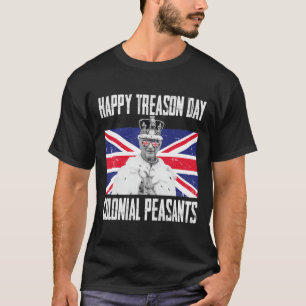 T-shirt Joyeux Jour de la Trahison Roi Charles Iii Anglais