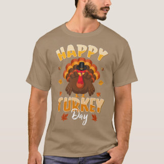 T-shirt Joyeux Jour de la Turquie Drôle Jour de l'Action d