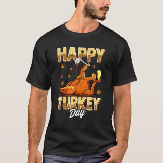 T-shirt Joyeux Jour de la Turquie Jour de l'Action de grâc (Devant)