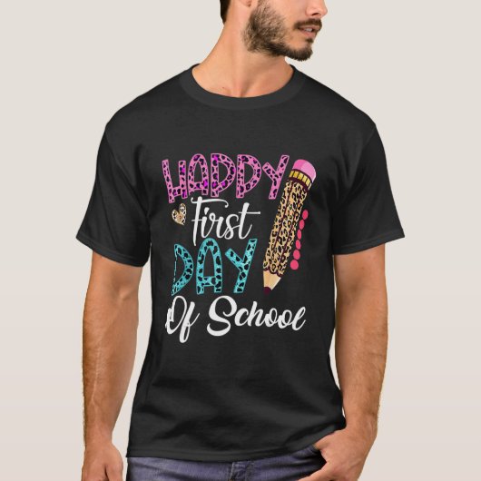 T-shirt Joyeux Jour de l'École (Devant)