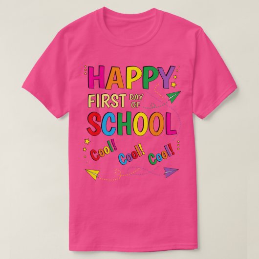 T-shirt Joyeux Jour de l'École (Design devant)