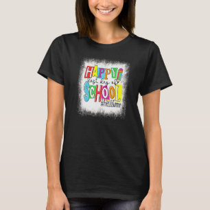 T-shirt Joyeux Jour De L'École Bonjour Thé Été