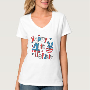 T-shirt Joyeux Jour de l'Indépendance 4 juillet