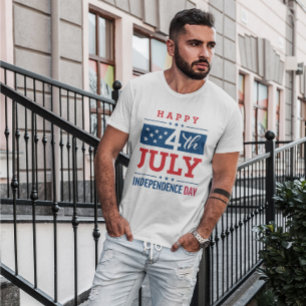T-shirt Joyeux Jour de l'Indépendance 4 juillet