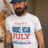T-shirt Joyeux Jour de l'Indépendance 4 juillet