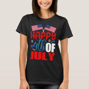 T-shirt Joyeux Jour de l'Indépendance 4 juillet Etats-Unis