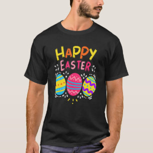T-shirt Joyeux jour de Pâques Colorful OE Hung Chasse mign