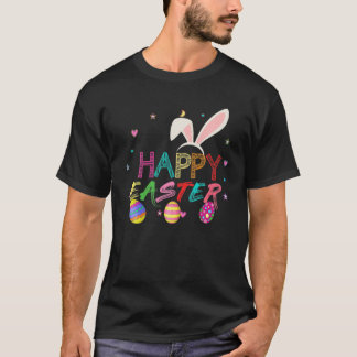 T-shirt Joyeux jour de Pâques Colorful OE Hung Chasse mign