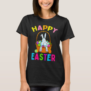 T-shirt Joyeux Jour de Pâques Lapin Chasse Oeufs Chocolat