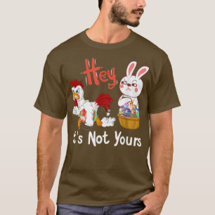 T-shirt Joyeux jour de Pâques Lapin mignon avec des œufs p