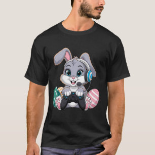 T-shirt Joyeux jour de Pâques Lapin Œuf Drôle Garçons Fill