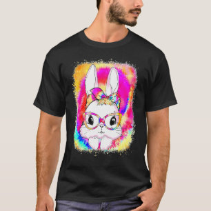 T-shirt Joyeux Jour de Pâques, lunettes de teinture de lap