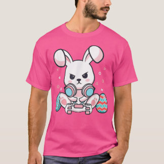 T-shirt Joyeux Jour de Pâques Oeuf Lapin Drôle Garçons Fil