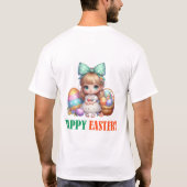 T-shirt Joyeux jour de Pâques - Oiseau (Dos)