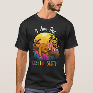 T-shirt Joyeux Jour de Pâques Vintage Je Suis Le Slo de Pâ