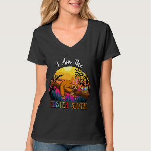T-shirt Joyeux Jour de Pâques Vintage Je Suis Le Slo de Pâ