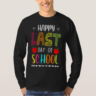 T-shirt Joyeux Jour De Pause Été À L'École Enseignant Frid