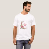 T-shirt Joyeux jour de Valentin (Devant entier)